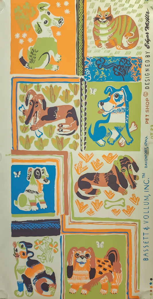 "Pet Shop" - Wallpaper Swatch
