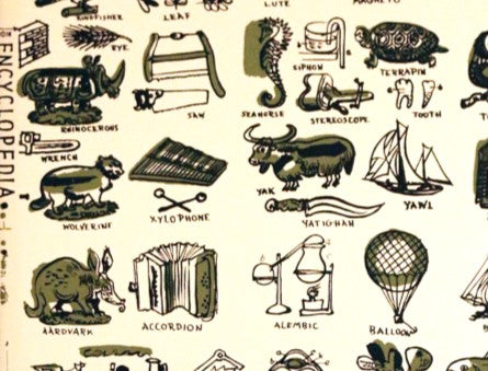"Encyclopedia" - Wallpaper Swatch