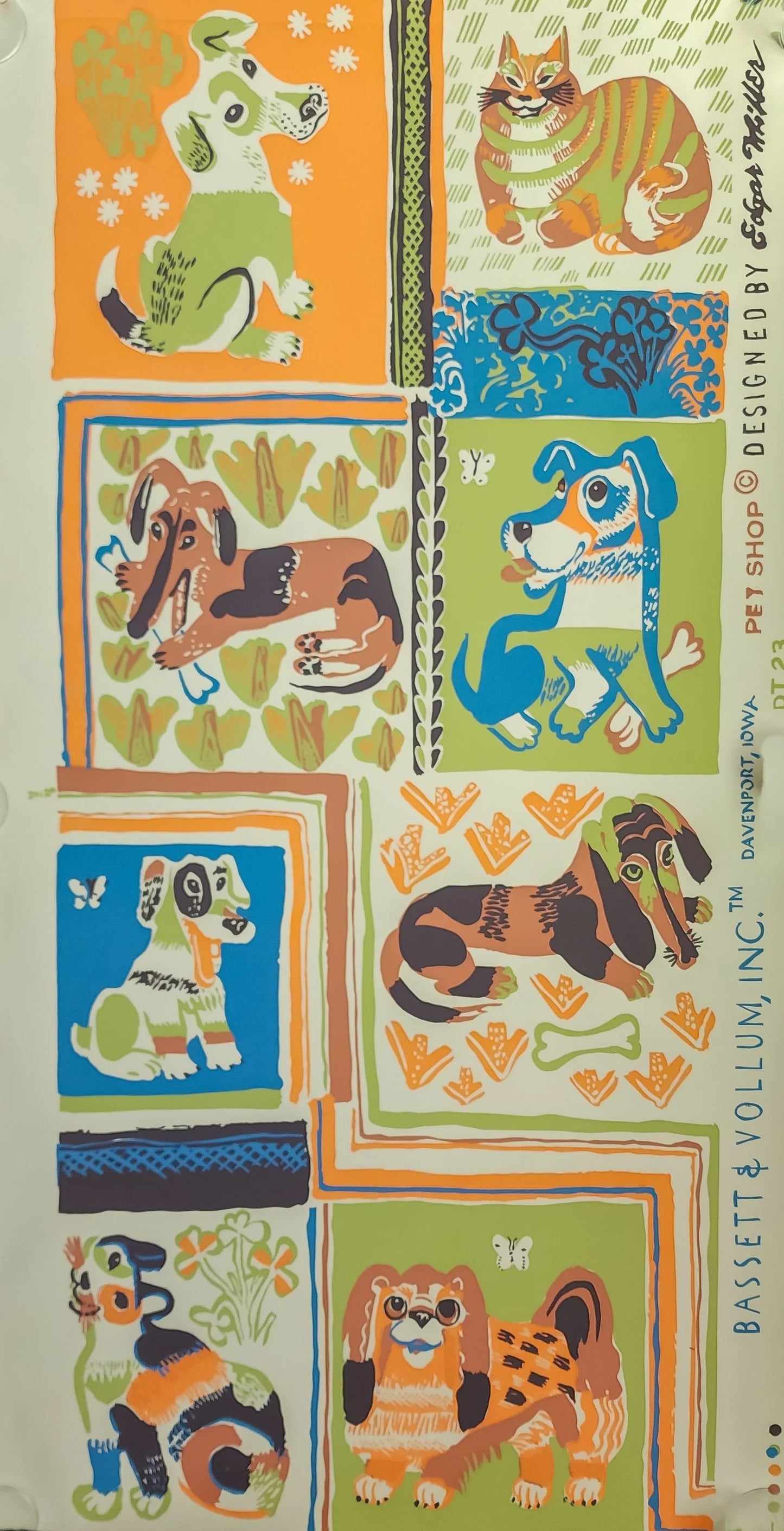 "Pet Shop" - Wallpaper Swatch