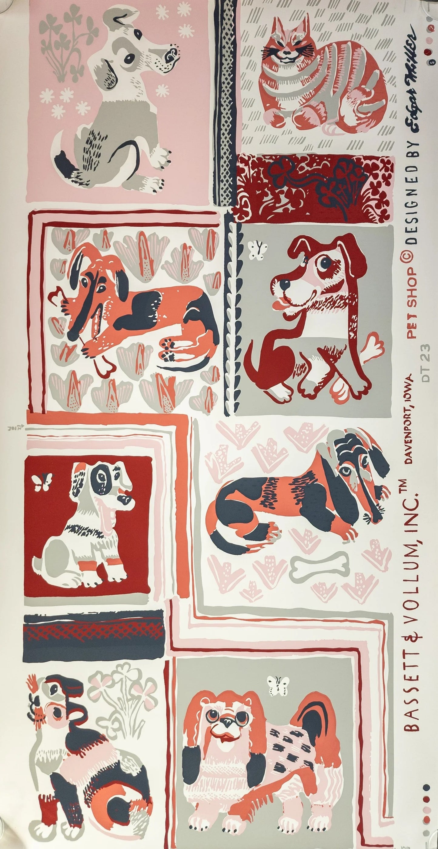 "Pet Shop" - Wallpaper Swatch