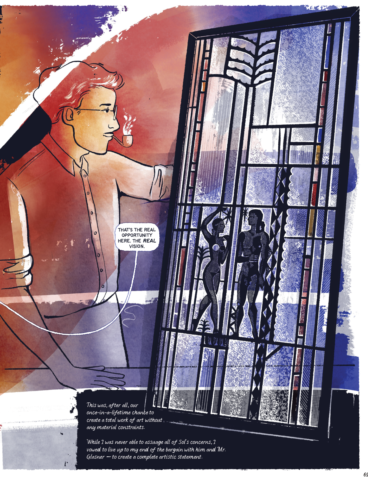 A Total Work of Art: The Story of Edgar Miller | Graphic Novel