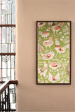 "Chickens in Clover" - Wallpaper Swatch