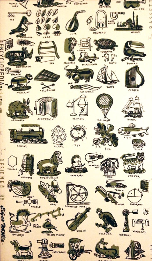 "Encyclopedia" - Wallpaper Swatch
